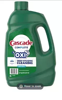 Cascade Complete Gel + Oxi Dishwasher Detergent (125 Fl. Oz.)