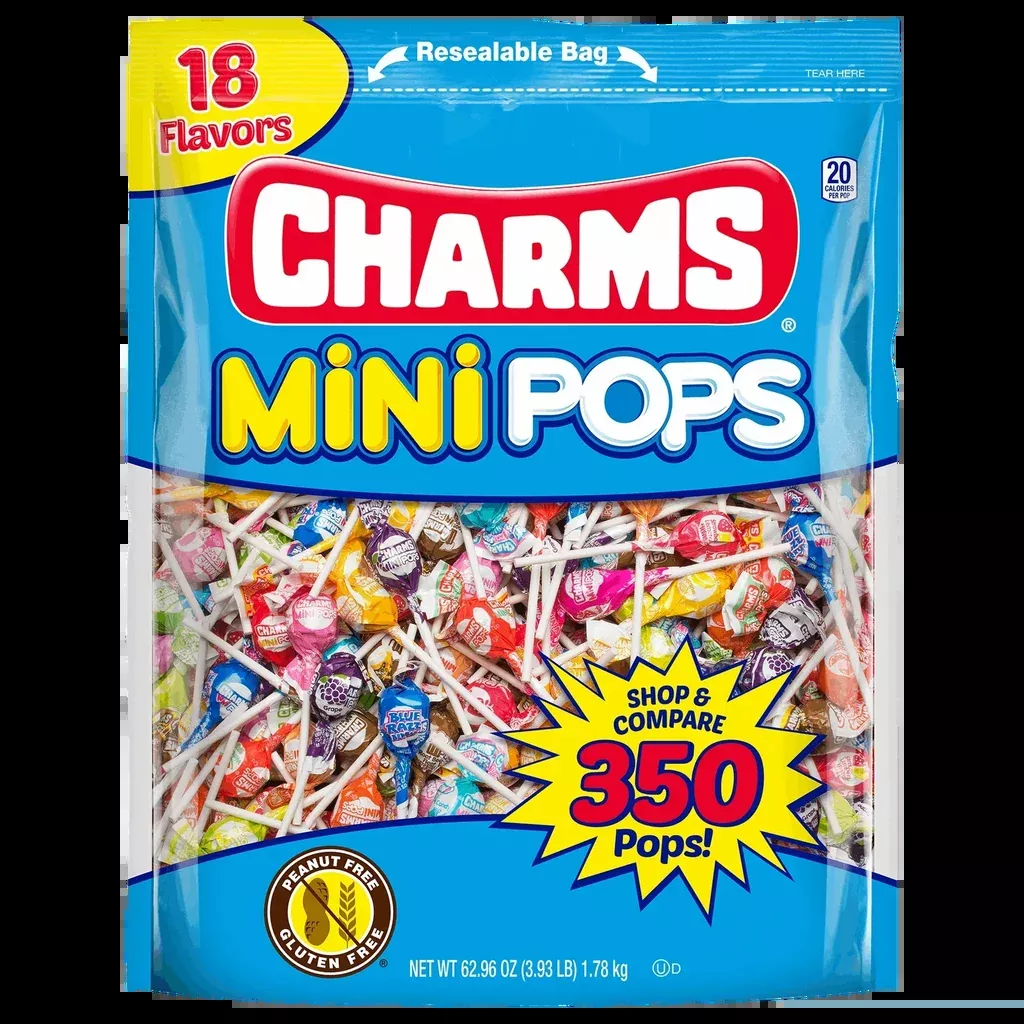 Charms Mini Pops, Assorted Flavors, 350-count