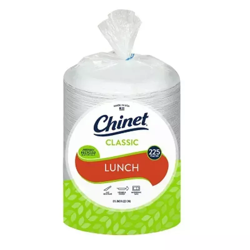 Chinet Classic Lunch Paper Plate, 8.75" (225 Ct.)