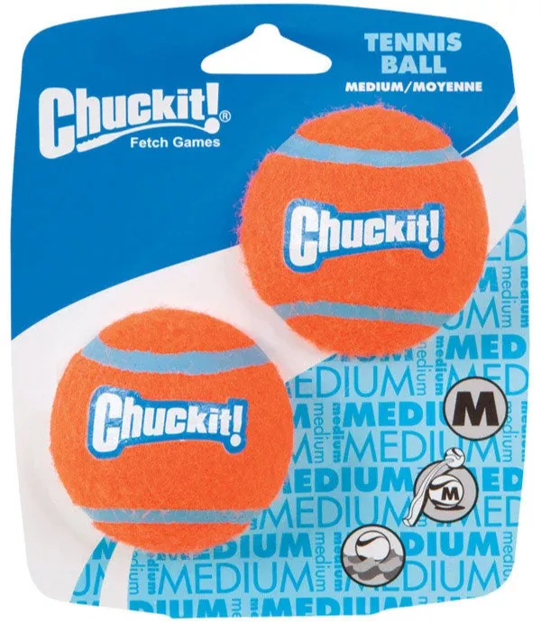 Chuckit! Ball Launcher Felt Tennis Balls - 2 pc.