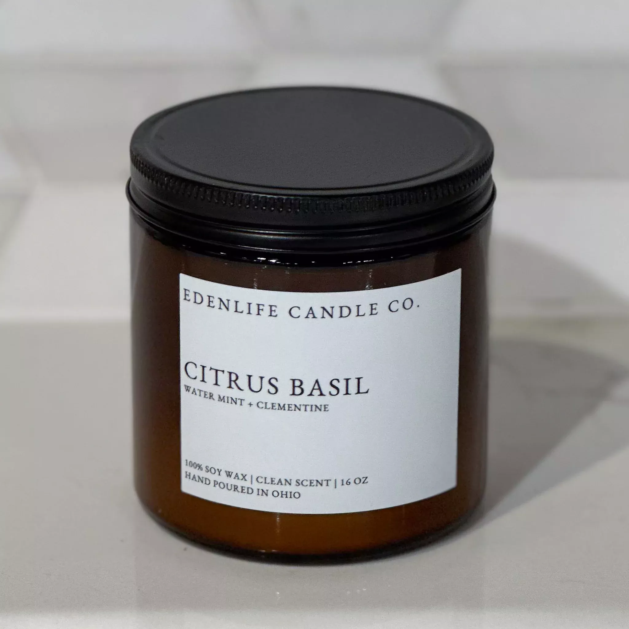 Citrus + Basil Candle