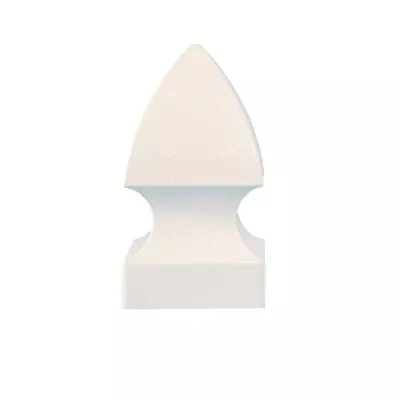 Classy Caps Mfg Inc Classy Caps GF655 GOTHIC PVC POST CAP 5X5 - White
