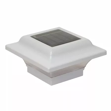 Classy Caps Mfg Inc SL082W 2.5X2.5 WHITE ALUMINUM IMPERIAL SOLAR POST CAP