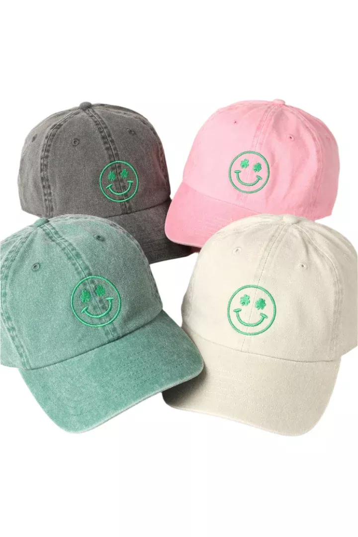 Clover Happy Face Hat