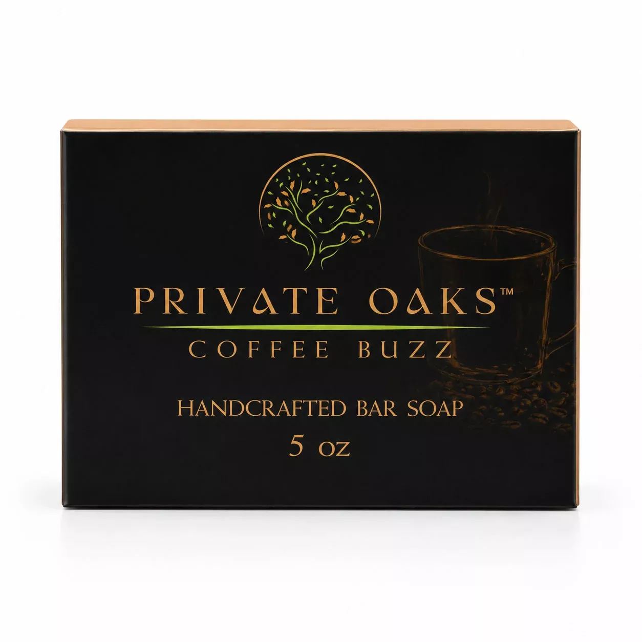 Coffee Buzz Bar Soap | 5 oz | Private Oaks Soap Co.