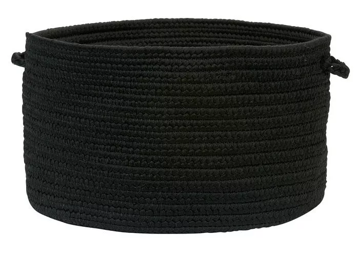 Colonial Mills BR42A014X010 Boca Raton - Black 14 in. x 10 in. Utility Basket