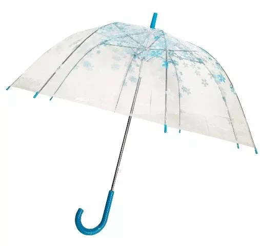 Conch Umbrellas 1260YH Blue Trim Clear UmbrellaBlue
