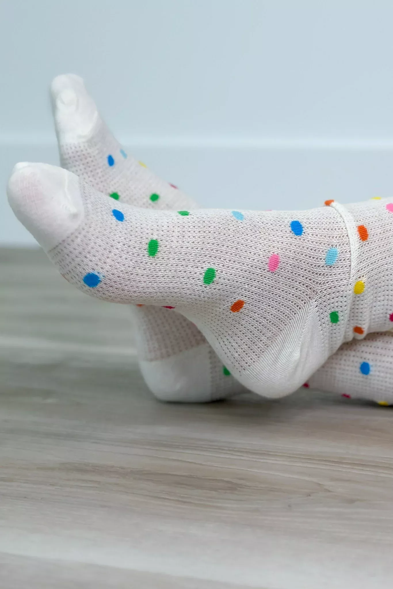 Confetti Dotted Crew Socks