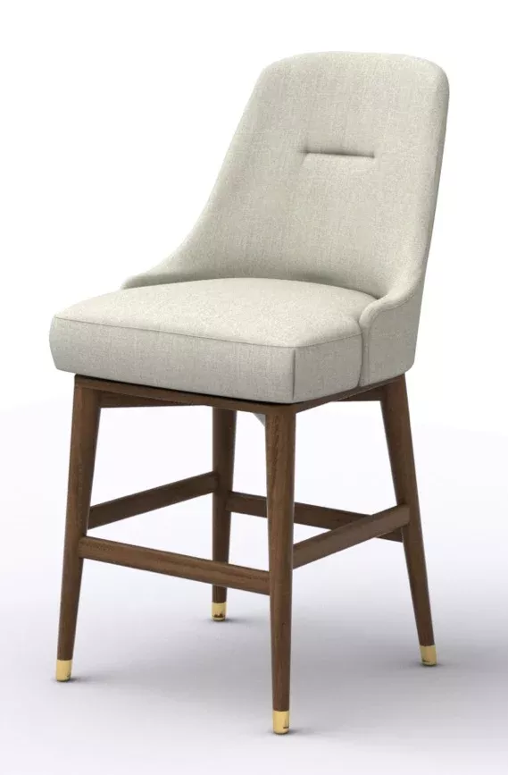 Counter Stool, Light Gray