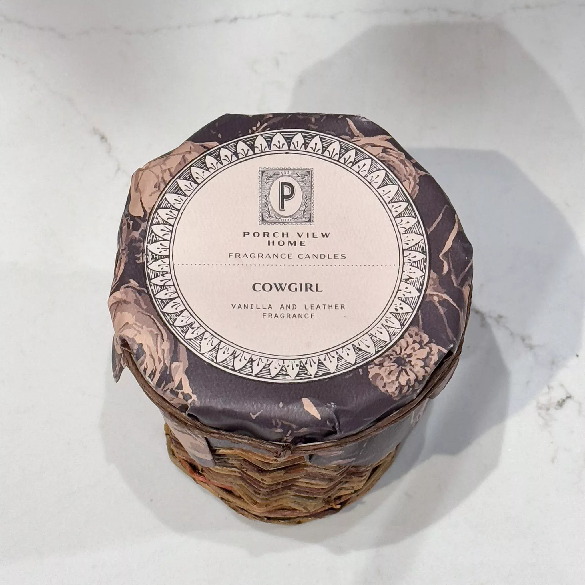 Cowgirl French Willow Candle