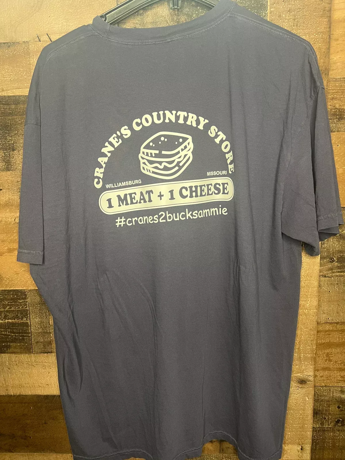 Crane's 135th T-Shirt One Meat One Cheese