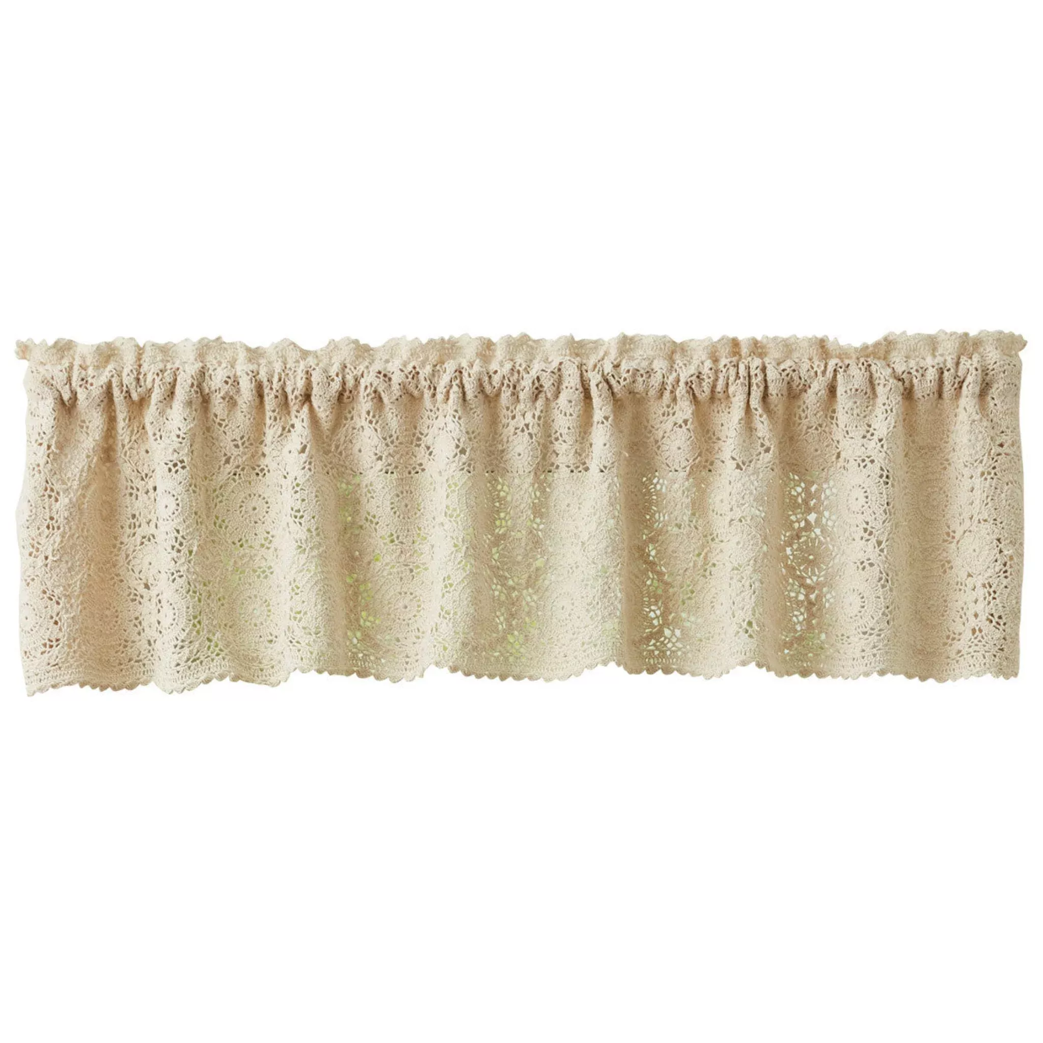 Cream Lace Valance