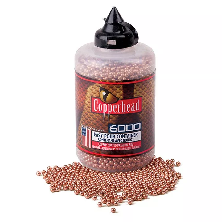 CROSMAN COPPERHEADBBs 4.5 mm Copper Coated 5.3 gr. 6000 Count