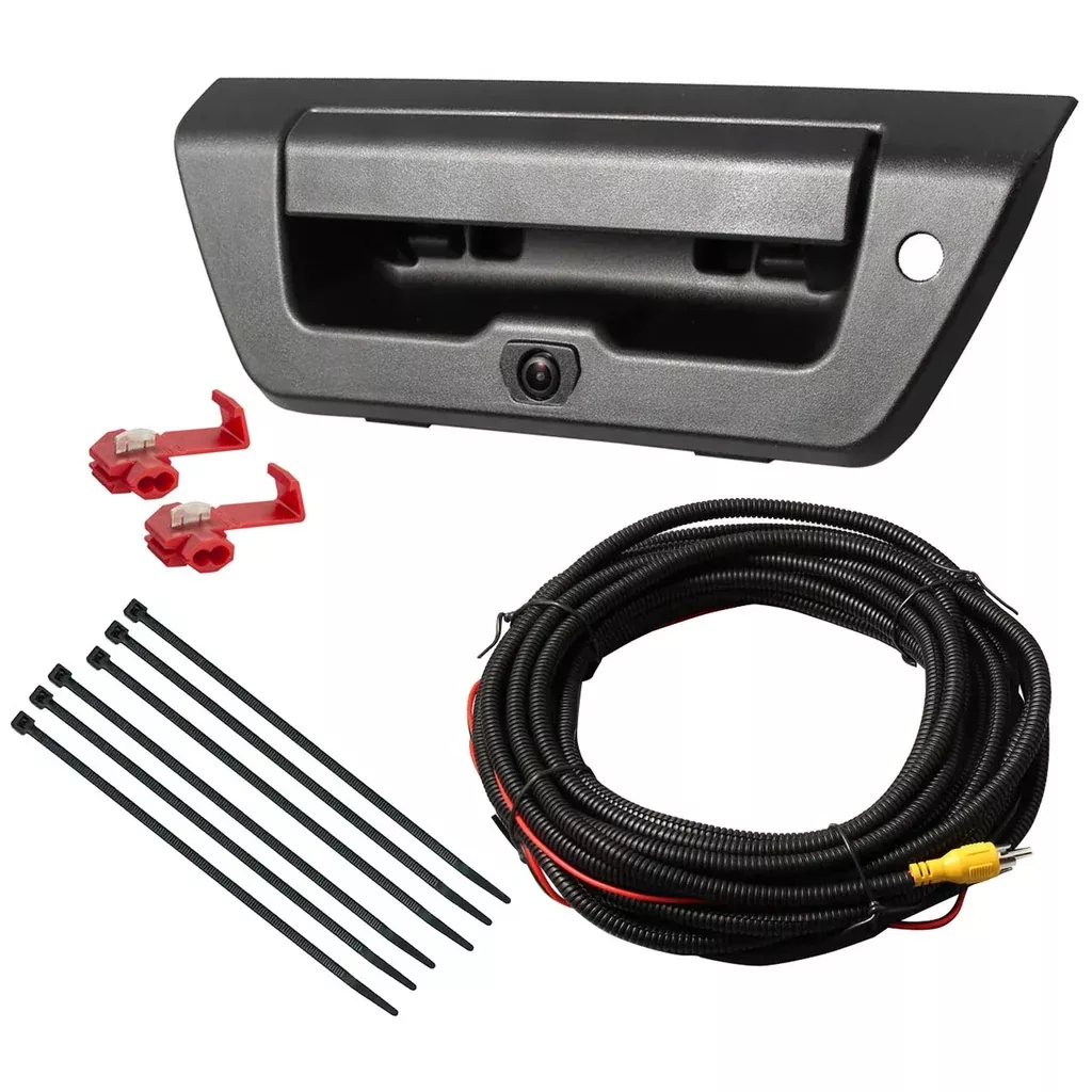 Crux Ford F-150 Tailgate Handle Camera With Moving Parking Guide Lines 2015-2018