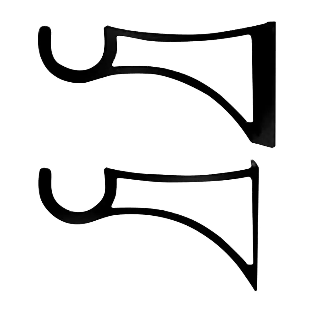 Curtain Brackets for 3/4 Inch Rods