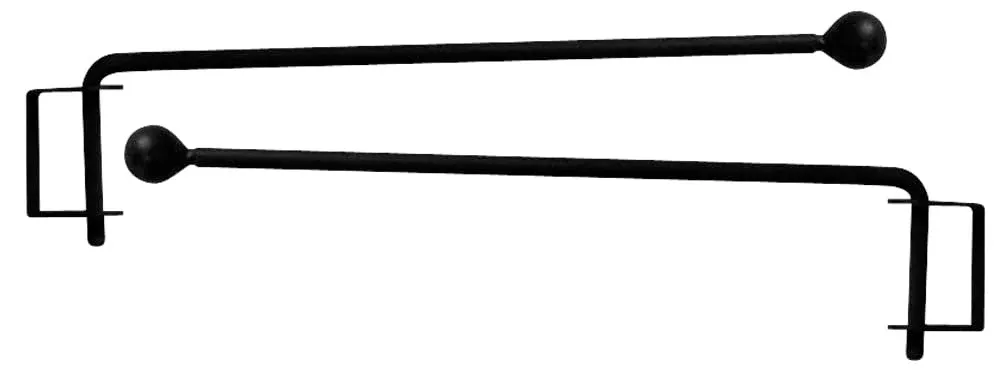 Curtain Crane Ball Ends Each 12 Inches Long