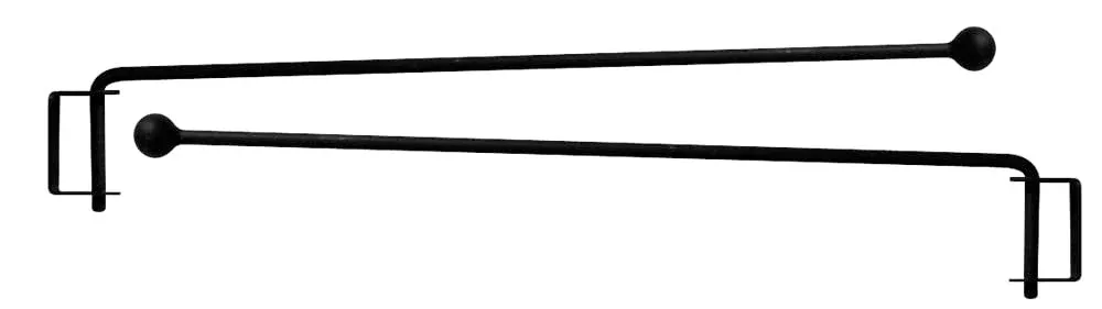Curtain Crane Ball Ends Each 18 Inches Long