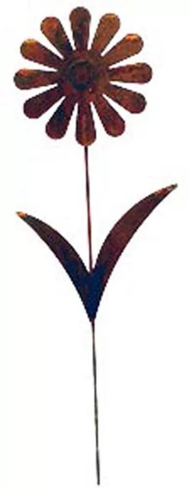 Daisy - Rusted Garden Stake