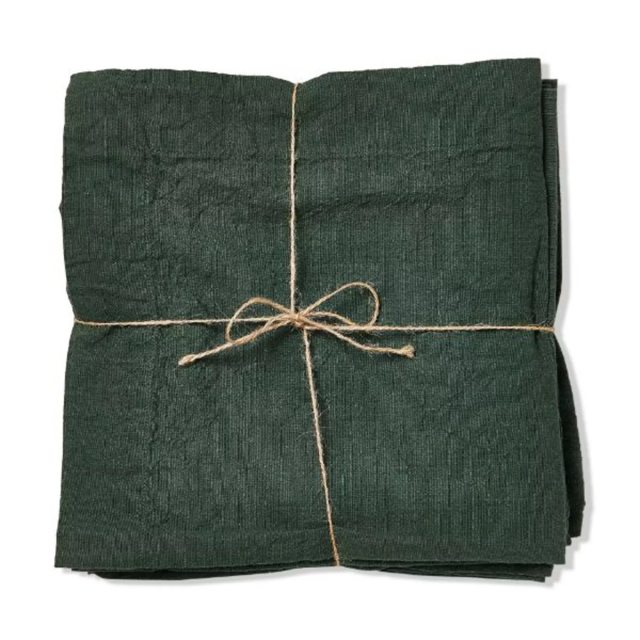 Dark Green Threads Slub Napkin