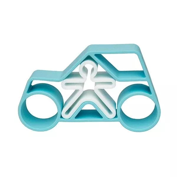 Dena Silicone Car: Pastel Blue