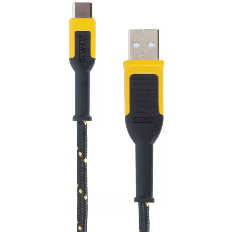DeWalt Reinforced USB-A to USB-C Cables
