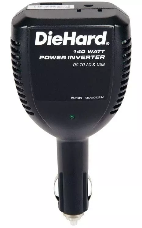DieHard 140W Automotive Power Inverter (AC & USB)