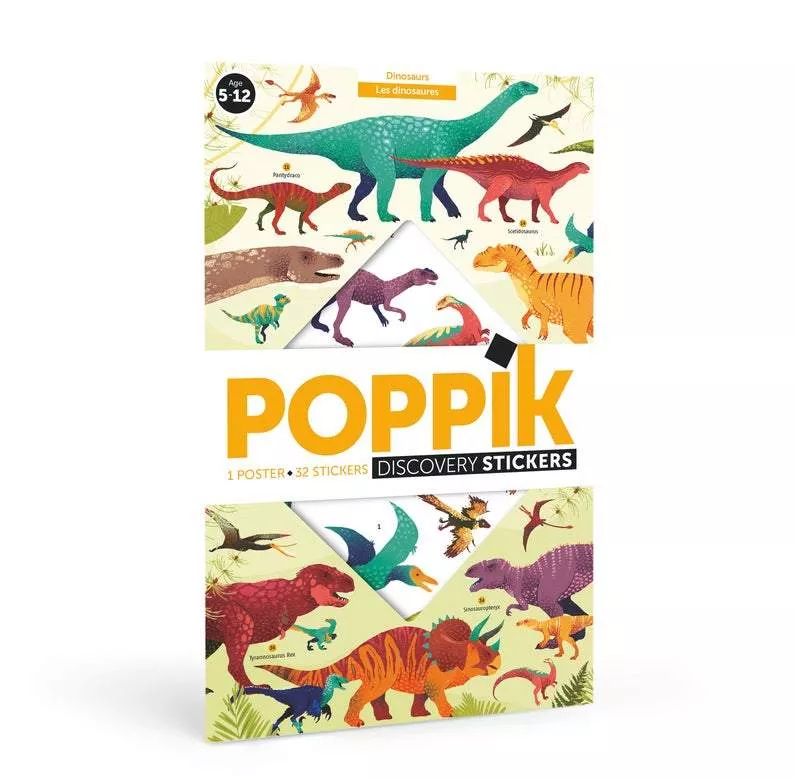 Discovery Sticker Poster: Dinosaurs