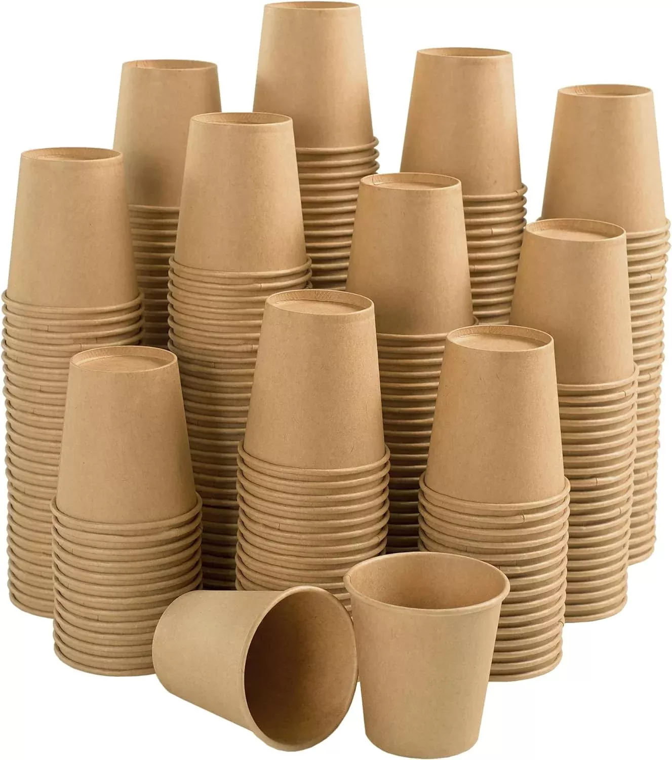 Disposable Paper Cups, Cups 3 oz, Leak-Proof