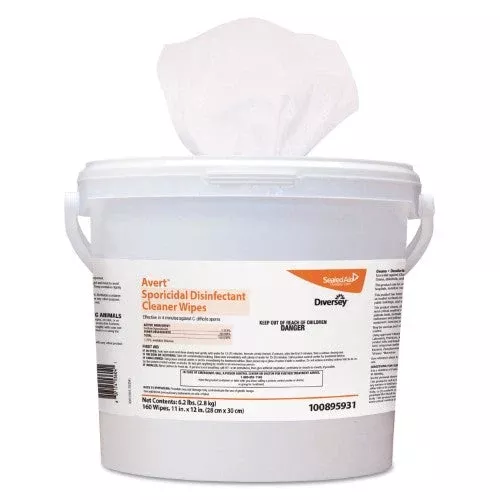 Diversey Wipes Disinfectant Sporicidal