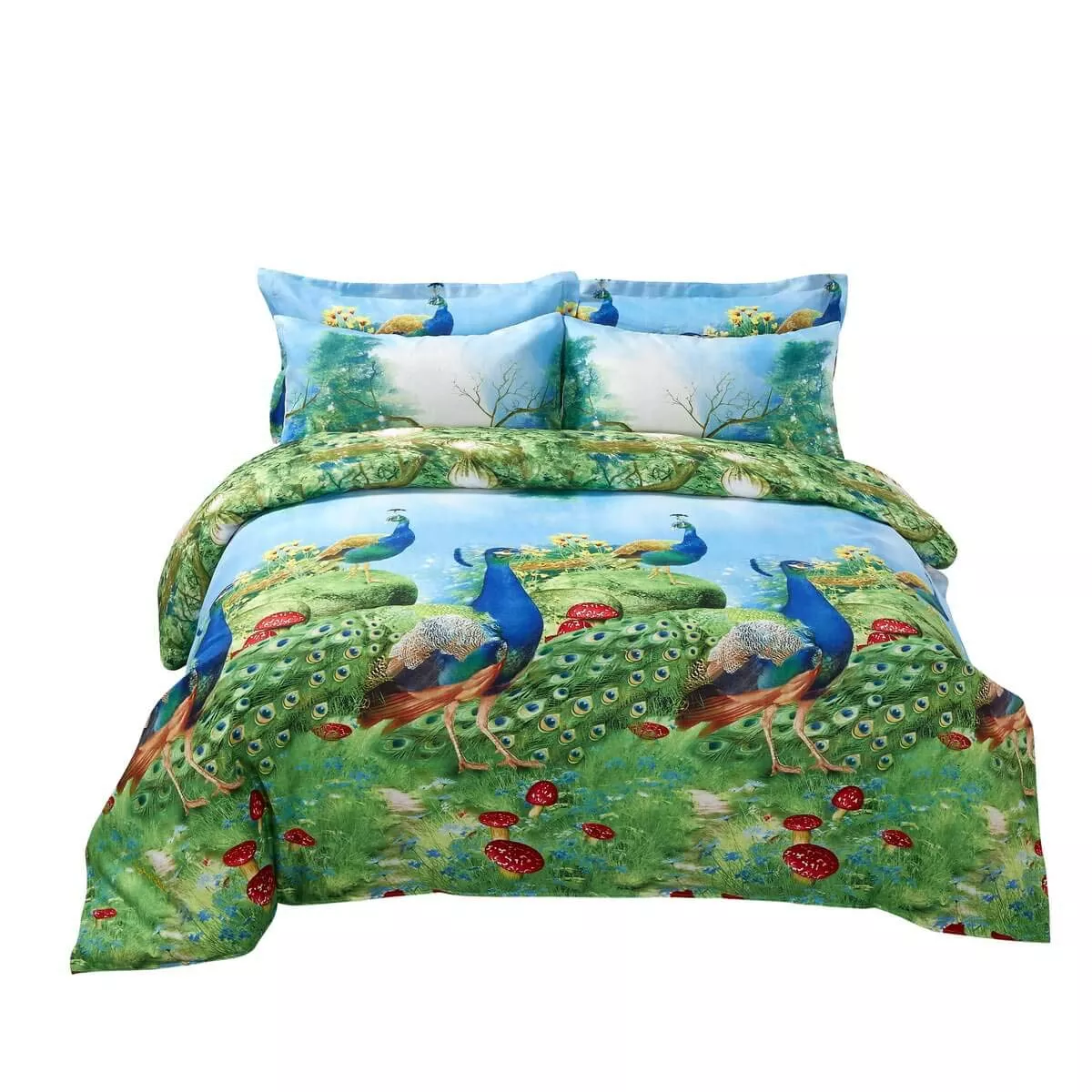 Dolce Mela DM704K Duvet Cover Set, King, Multi