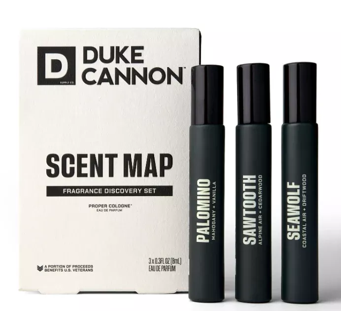 Duke Cannon Proper Cologne Discovery Set – Travel-Sized Trio