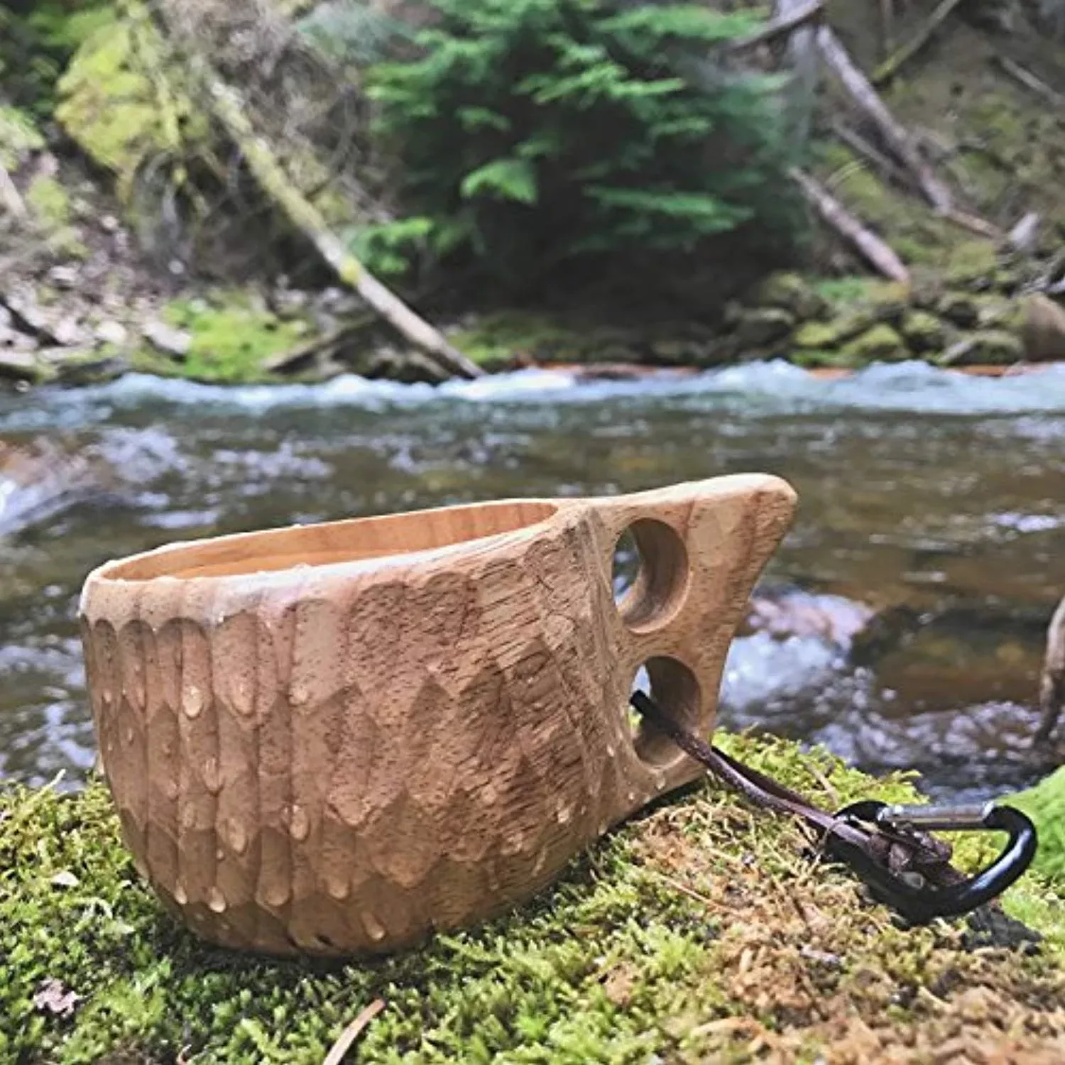 Eco-Friendly Wood Camp Mug 8 Oz