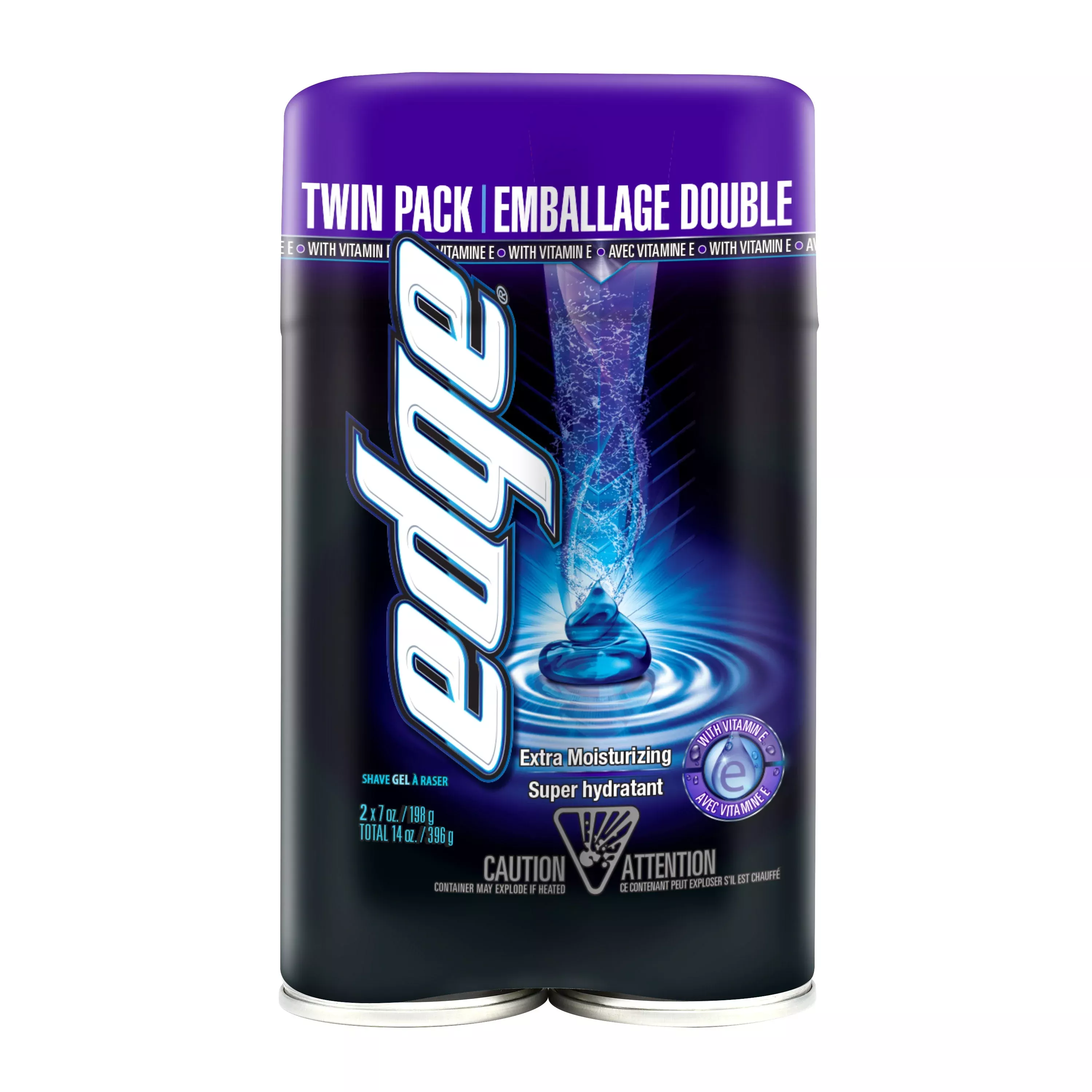 Edge Extra Moisturizing Twin Pack Razor