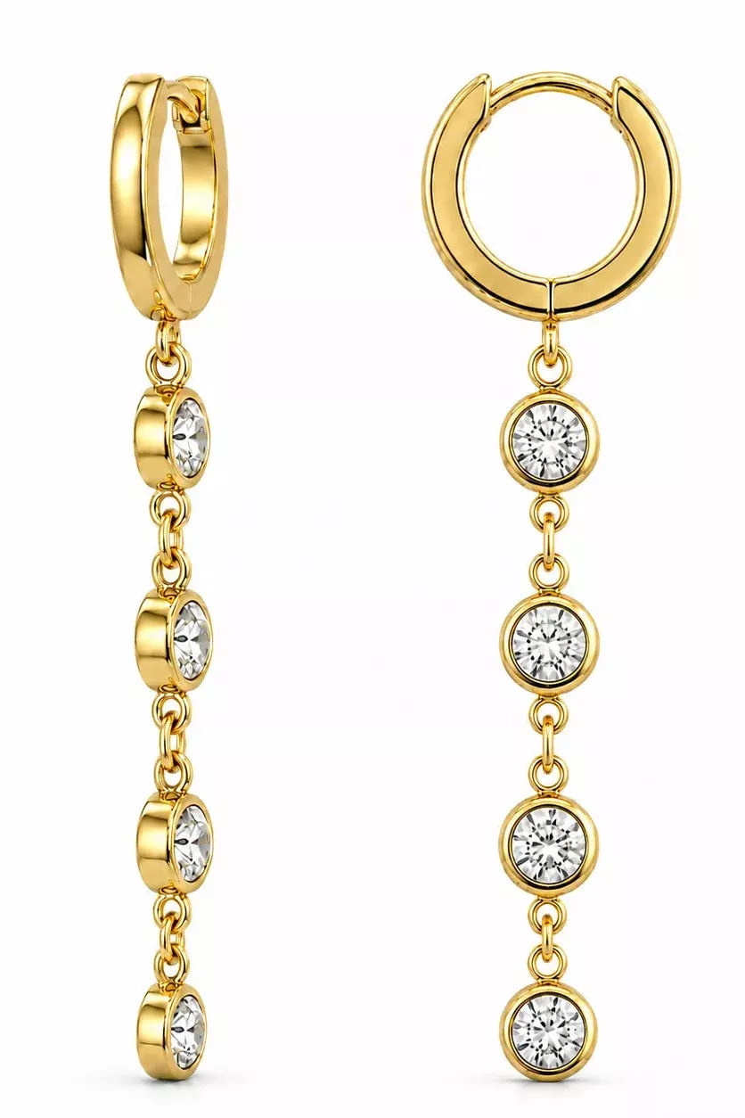 Ellie Vail Cadence Huggie Drop Earring