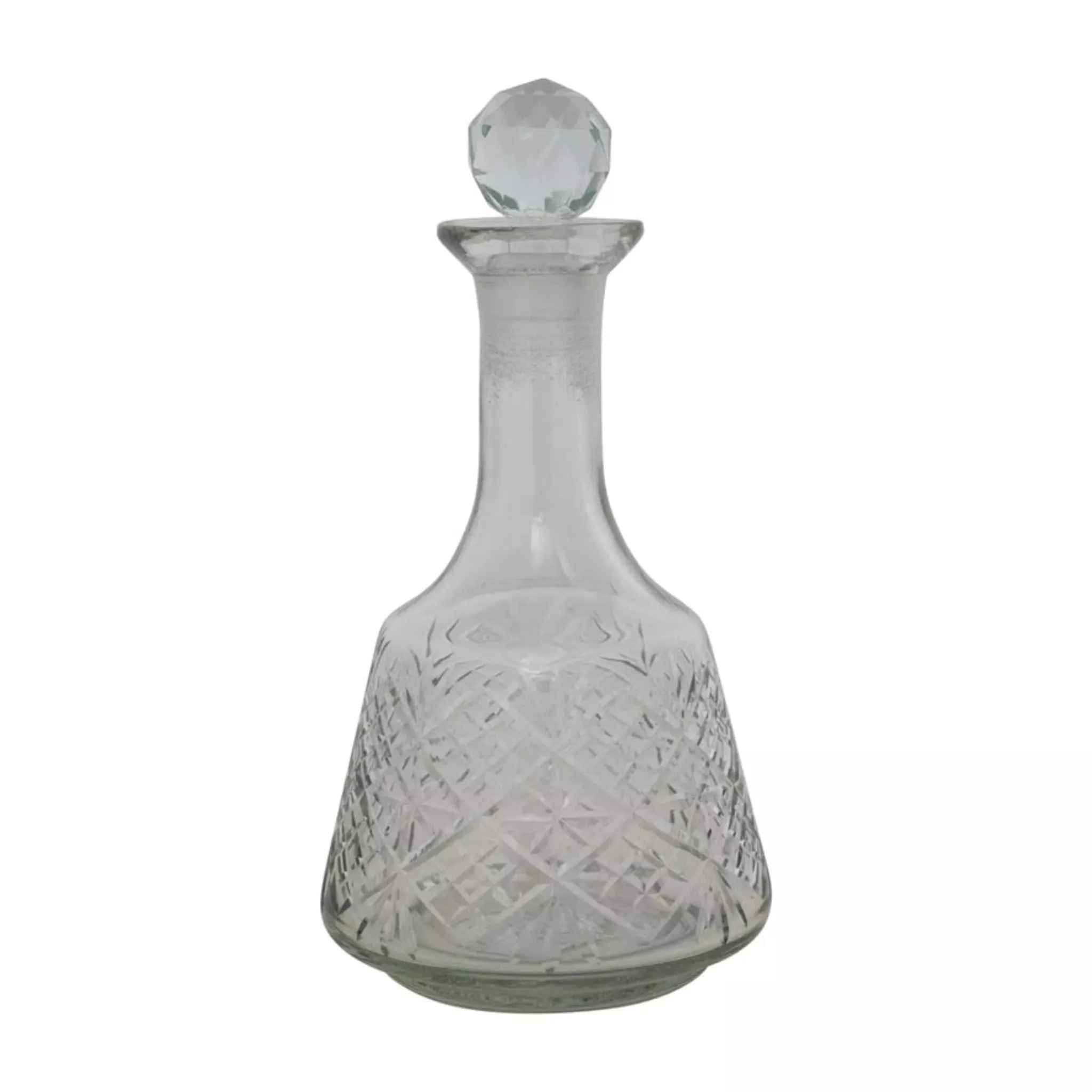 Etched Glass Decanter