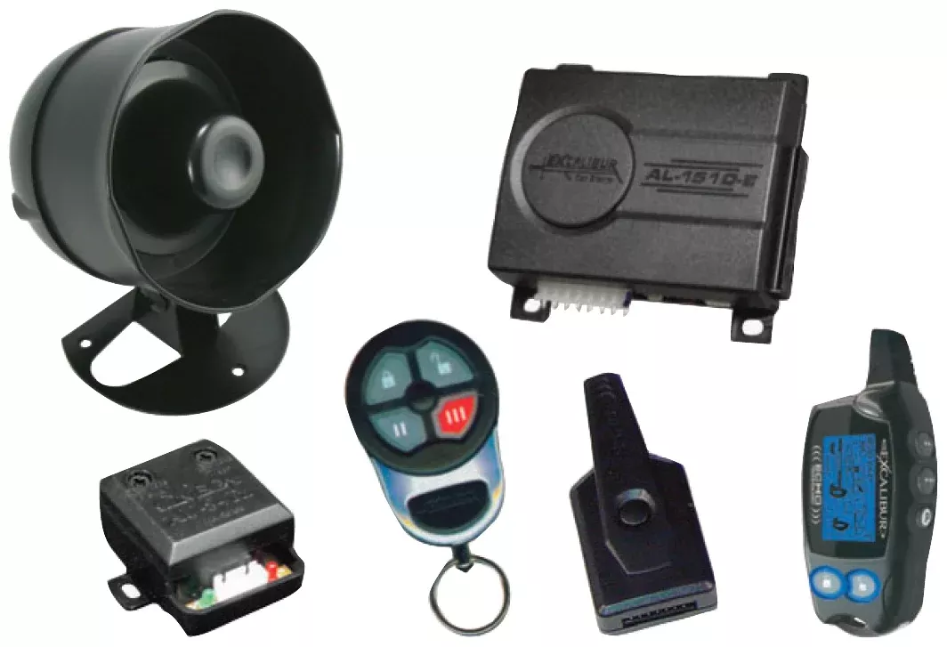 Excalibur AL1510EDP Deluxe 2-Way Keyless Entry Alarm System with Code Hopping Feature