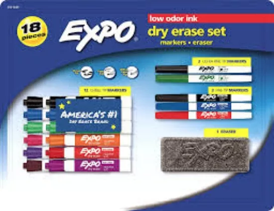 EXPO 18-Pc. Dry Erase Set