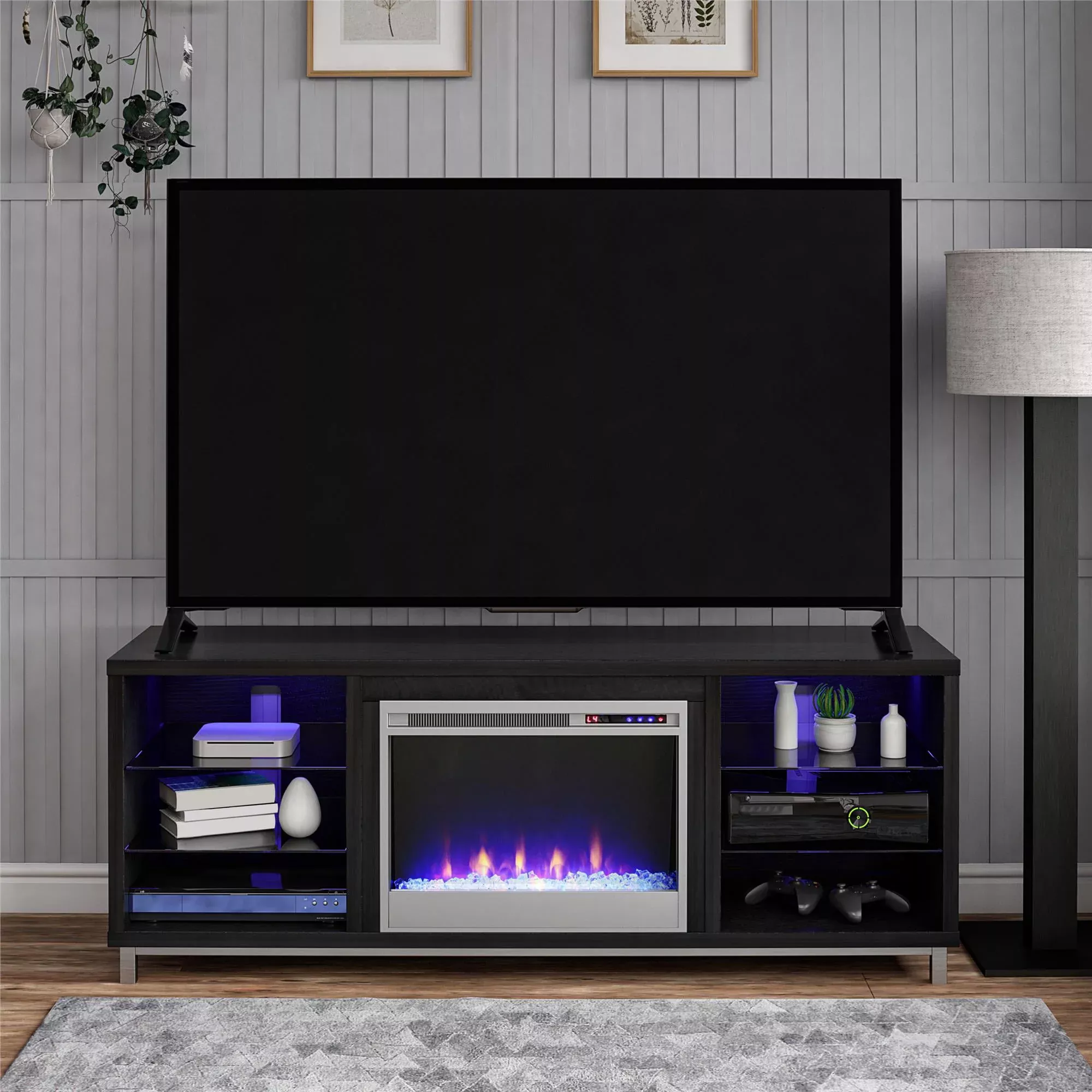 Fireplace TV Stand for TVs up to 70