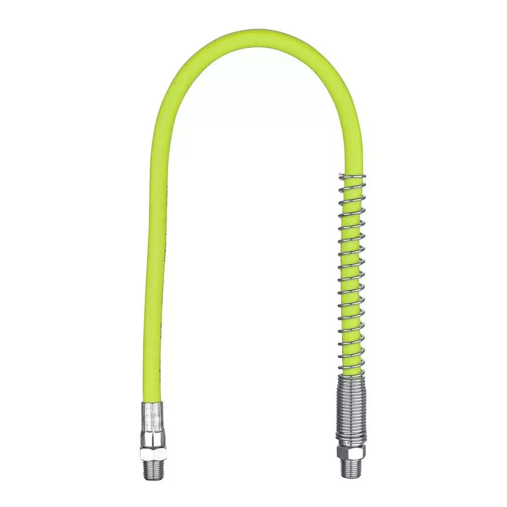 Flexzilla Grease Hose With Spring Guard 1/8" X 18" With 1/8" Mnpt Ends