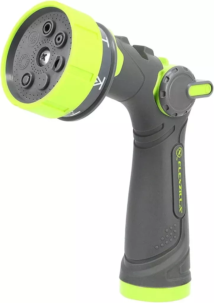 Flexzilla Heavy Duty 7-pattern Adjustable Flow Garden Hose Nozzle (boxed)
