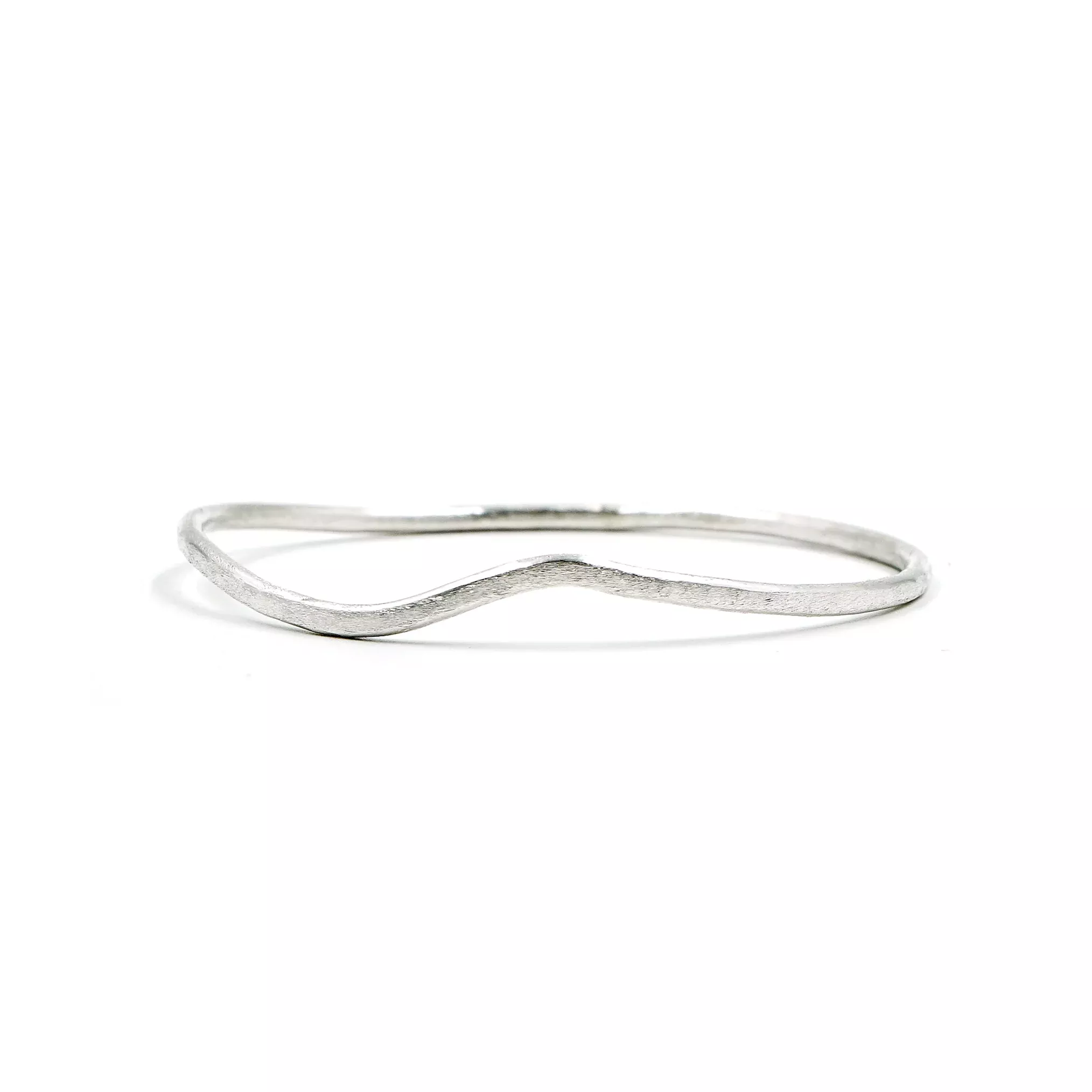 Fluid Bangle in Sterling Silver by Julie Cooper Designs