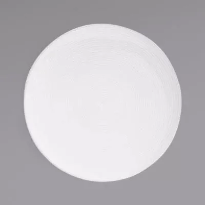 Foh; Inc. Plate 11 Inch Red Spiral