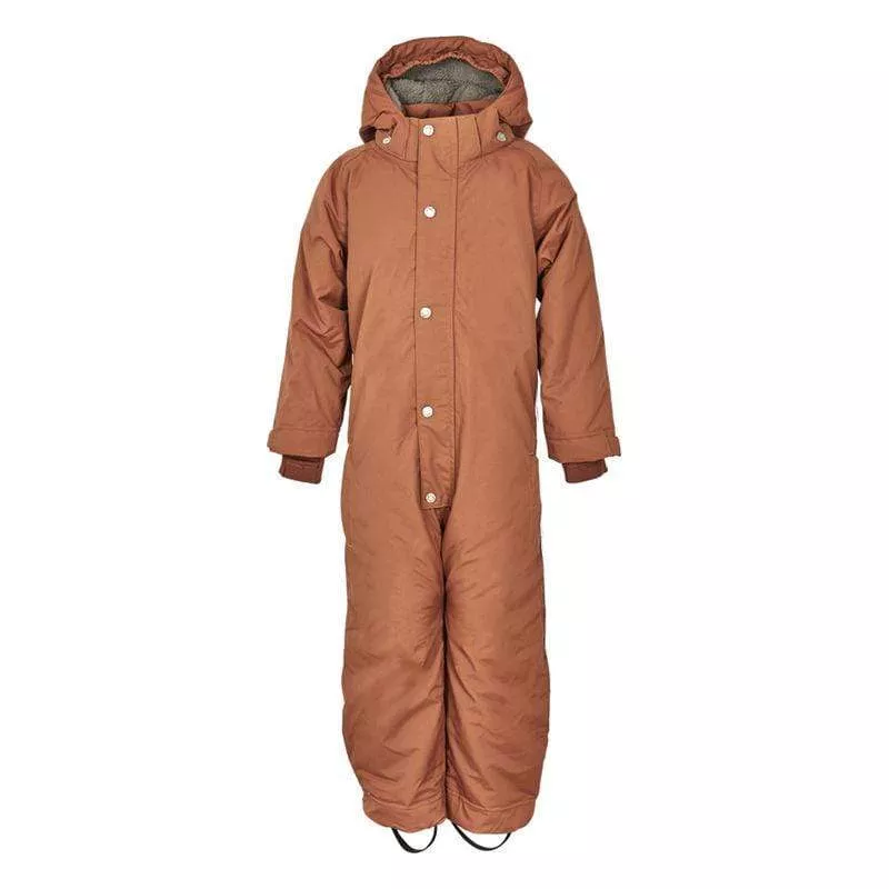 Forrest Waterproof Winter Snowsuit: Leather Brown
