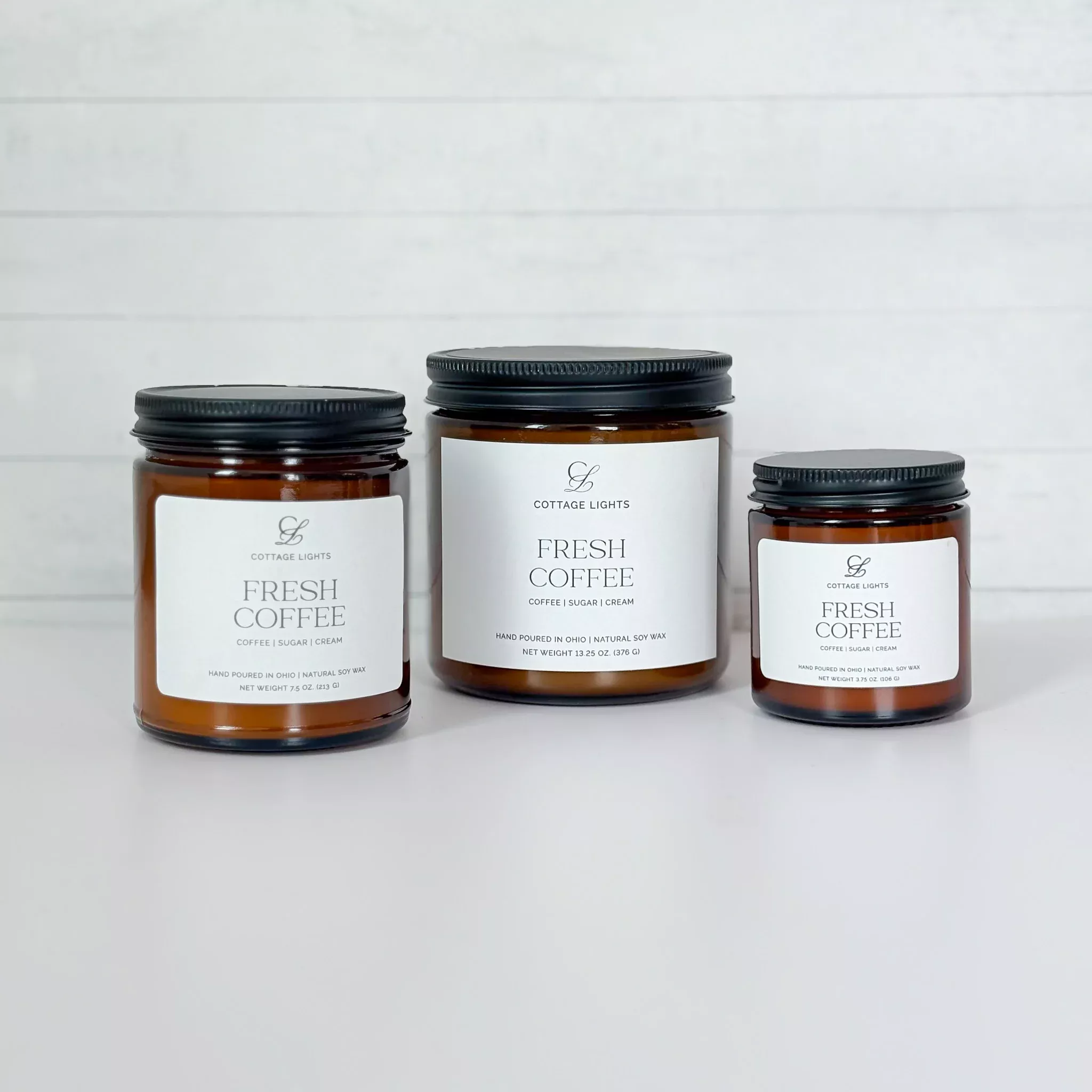 Fresh Coffee Amber Soy Candle