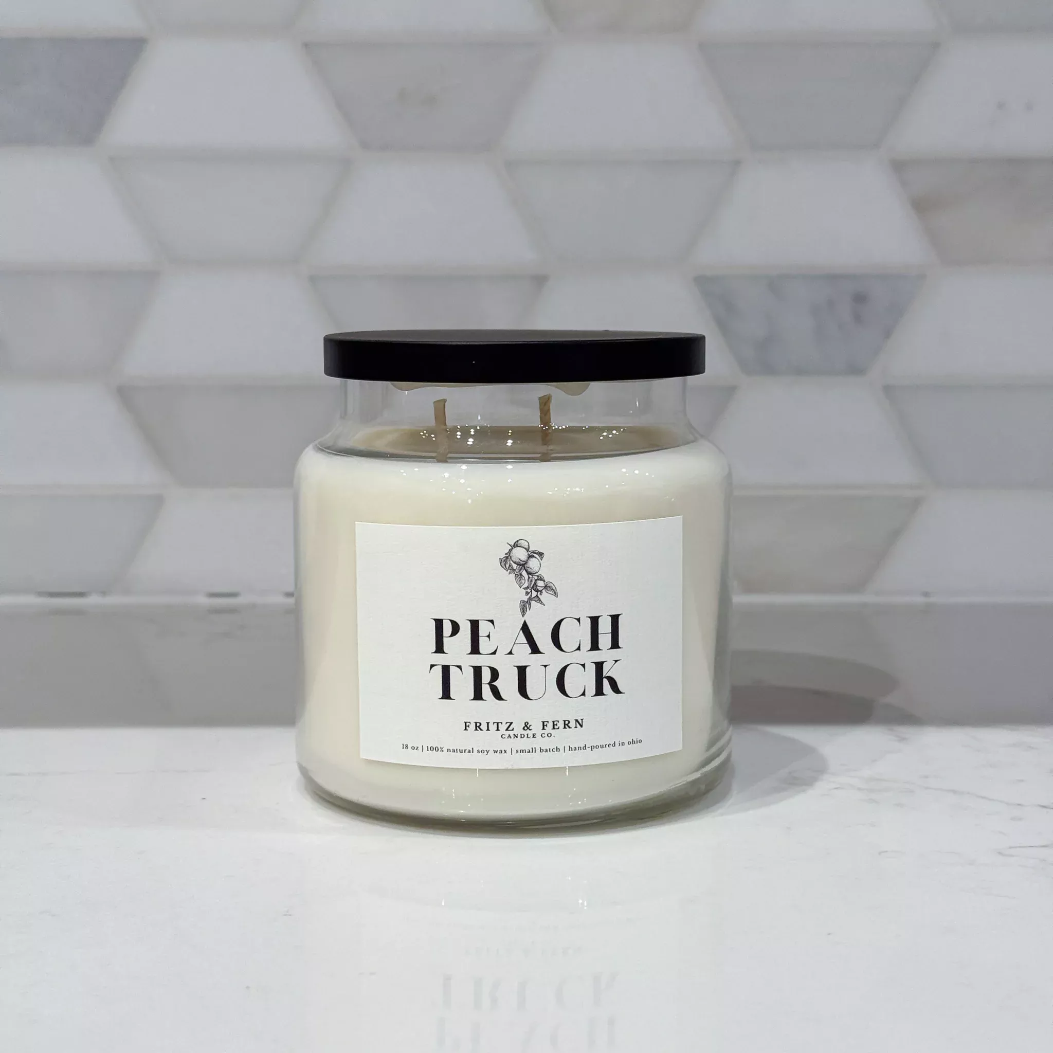 Fritz & Fern Peach Truck Candle