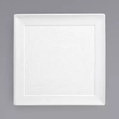 Front Of The House 7.5 Inch Square Spiral Plate