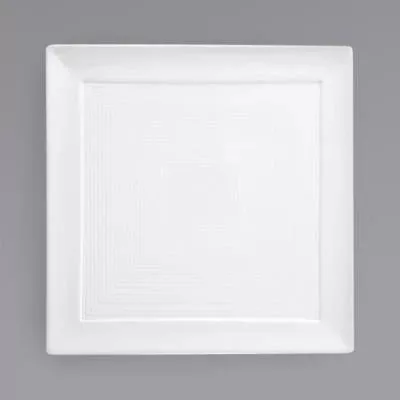 Front Of The House 9 Inch Square Spiral Plate