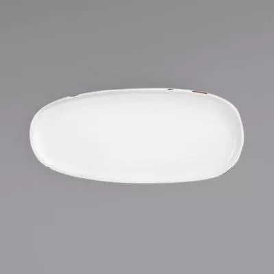 Front Of The House Oval Artefact Plate White