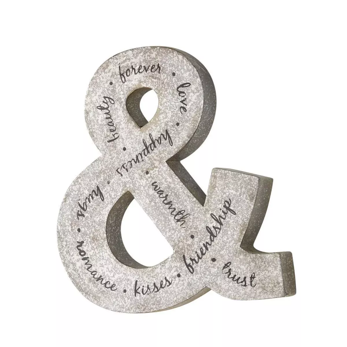 Galvanized Wall Ampersand for Home Decoration