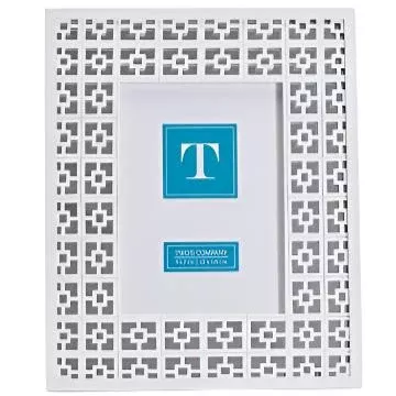 Geometric Chain & Mirror Photo Frame - 5" x 7"